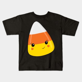 Cute Kawaii Candy Corn Kids T-Shirt